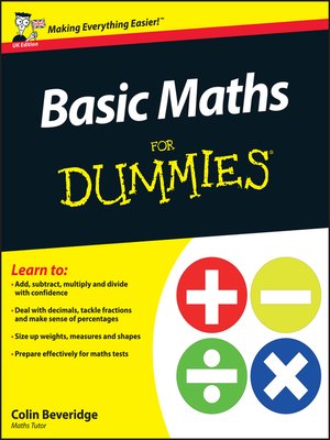 cover image of Basic Maths For Dummies